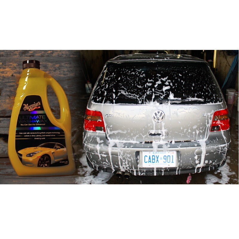 Autošampoon ja vaha ühes Meguiar's Ultimate Wash & Wax 2in1 Car Shampoo & Waxed Finish, 1420 ml цена и информация | Autokeemia | kaup24.ee