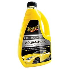 Autošampoon ja vaha ühes Meguiar's Ultimate Wash & Wax 2in1 Car Shampoo & Waxed Finish, 1420 ml hind ja info | Autokeemia | kaup24.ee