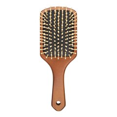 Щетка для волос WOODEN HAIR BRUSH цена и информация | Расчески, щетки для волос, ножницы | kaup24.ee