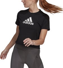 Adidas Pluusid W Bl Cro T Black GL3830/L цена и информация | Женские футболки | kaup24.ee