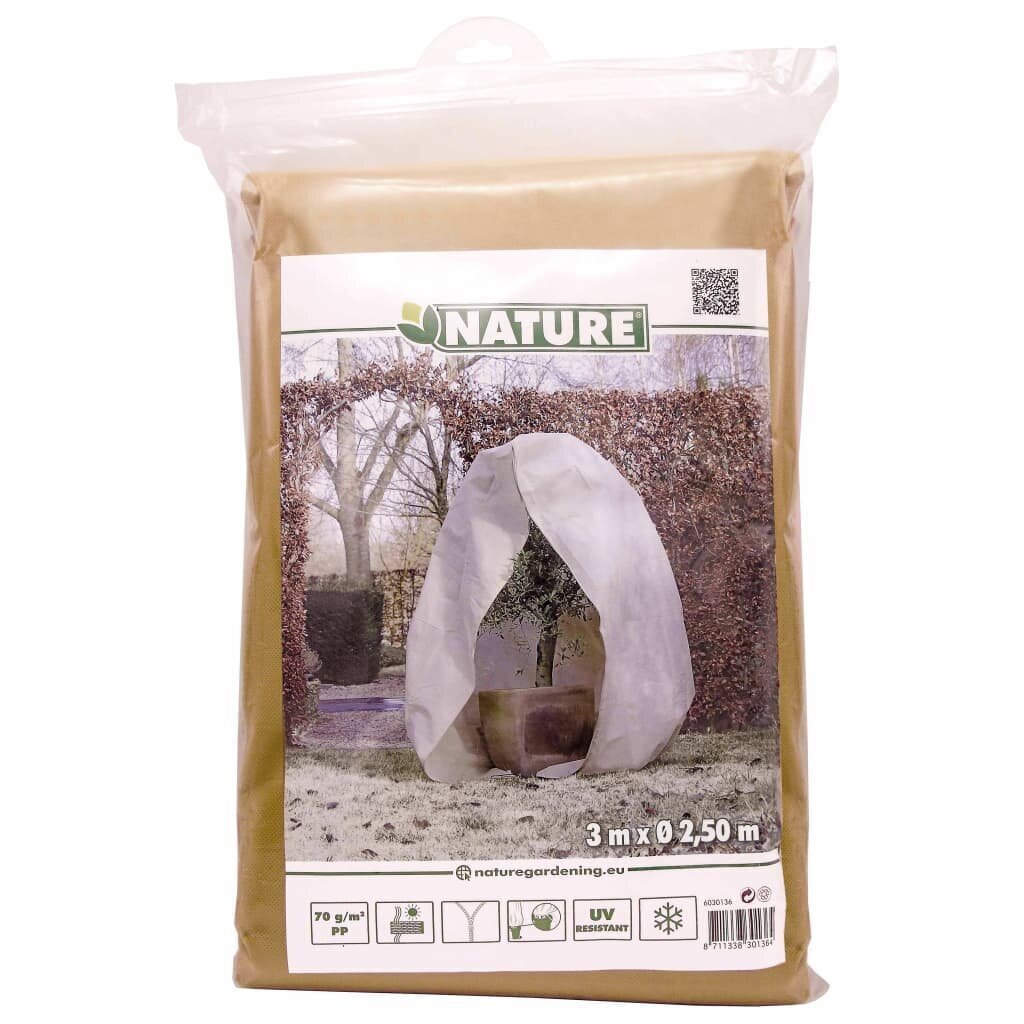 Nature talve fliiskate lukuga 70 g/m² beež 3 x 2,5 x 2,5 m цена и информация | Hooldusvahendid taimedele | kaup24.ee