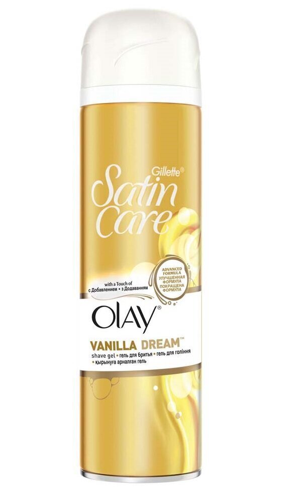 Raseerimisgeel Gillette Satin Care Olay Vanilla Dream 200 ml hind ja info | Raseerimisvahendid | kaup24.ee