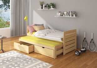 Lastevoodi ADRK Furniture Tomi 04 180x80, pruun цена и информация | Детские кровати | kaup24.ee