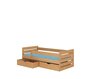 Lastevoodi ADRK Furniture Tomi 180x80 küljekaitsega, pruun hind ja info | Lastevoodid | kaup24.ee