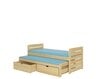 Lastevoodi ADRK Furniture Tomi 04 200x90, pruun цена и информация | Lastevoodid | kaup24.ee