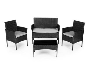 Комплект садовой мебели - стол, 2 кресла, двойное кресло цена и информация | Комплекты уличной мебели | kaup24.ee