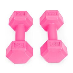 Fitness hantlikomplekt, 2 x 1 kg цена и информация | Гантели, гири, штанги | kaup24.ee