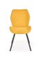 4 tooli komplekt Halmar K360, kollane цена и информация | Söögitoolid, baaritoolid | kaup24.ee