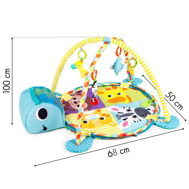 Hariv mängumatt 3 in 1 maneež pallidega hind ja info | Tegelustekid | kaup24.ee