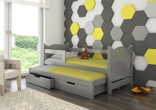 Детская кровать Adrk Furniture Campos 180x75/172x75 см, серая цена и информация | Детские кровати | kaup24.ee