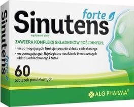 SINUTENS FORTE TABLETID 480MG N60 - ALG PHARMA цена и информация | Витамины, пищевые добавки, препараты для хорошего самочувствия | kaup24.ee