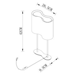 Lauavalgusti G.LUX GM-533/2T hind ja info | Laualambid | kaup24.ee