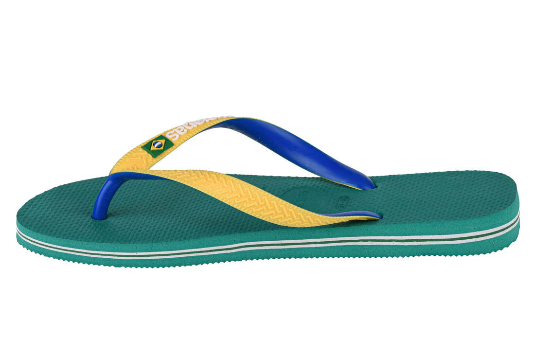 Meeste plätud Havaianas Brasil Mix 4123206-2078, roheline цена и информация | Meeste plätud, sussid | kaup24.ee