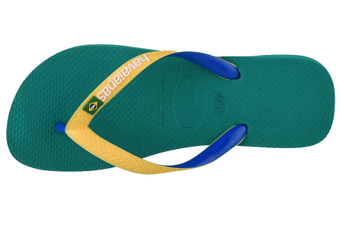 Meeste plätud Havaianas Brasil Mix 4123206-2078, roheline цена и информация | Meeste plätud, sussid | kaup24.ee