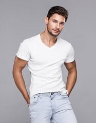 Белая мужская футболка "Carly" цена и информация | Мужские футболки | kaup24.ee
