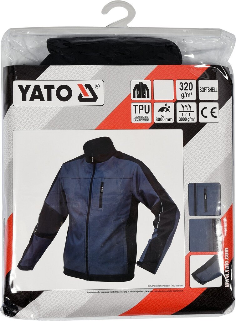 Töö dressipluus "SOFTSHELL" Yato цена и информация | Tööriided | kaup24.ee