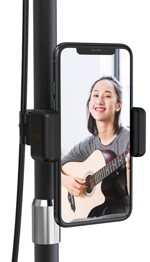 Devia Live Streaming Phone stand holder with LED lamp hind ja info | Selfie sticks | kaup24.ee