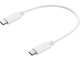Sandberg 136-30 USB-C к USB-C Charge кабелю 0.2м цена и информация | Кабели и провода | kaup24.ee