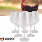 Alpina Valge veini klaasid, 6 tk hind ja info | Klaasid, tassid ja kannud | kaup24.ee