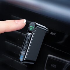 Bluetooth auto adapter Baseus Qiyin AUX 3.5mm TV, DVD must WXQY-01 hind ja info | USB jagajad, adapterid | kaup24.ee
