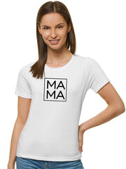 Naiste T-särk Mama, valge hind ja info | Naiste T-särgid | kaup24.ee