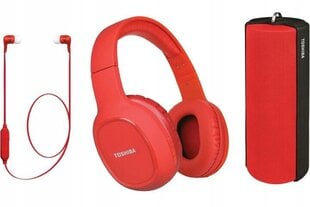 Беспроводные наушники и колонка Toshiba HSP-3P19 - Red цена и информация | Наушники | kaup24.ee