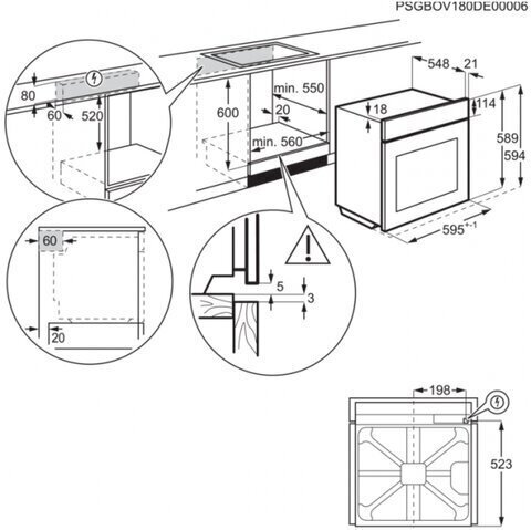 Electrolux EOE7C31Z hind ja info | Ahjud | kaup24.ee