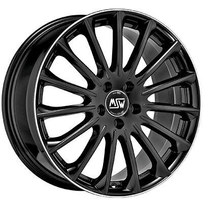 Velg Msw 30 Gloss black diam lip цена и информация | Veljed | kaup24.ee