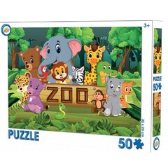 Puzzle Zoo, 50tk hind ja info | Pusled | kaup24.ee