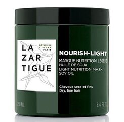 Питательная маска для волос Lazartigue Nourish Light, 250 мл цена и информация | Маски, масла, сыворотки | kaup24.ee