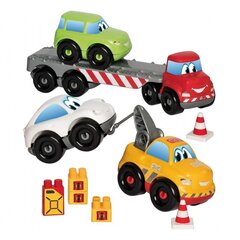 Kolme autoga traktor ECOIFFIER Abrick hind ja info | Poiste mänguasjad | kaup24.ee