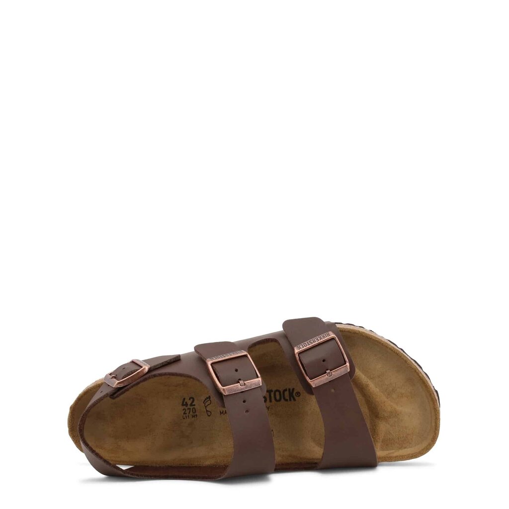 Birkenstock - Milano_34701 56003 MILANO_34701_DARKBROWN-EU 46 hind ja info | Meeste plätud, sussid | kaup24.ee