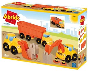 Комплект строительных машинок Ecoiffier Abrick цена и информация | Игрушки для мальчиков | kaup24.ee