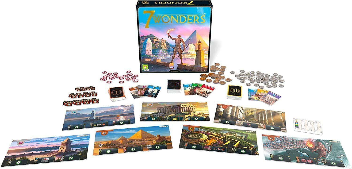Lauamäng 7 Wonders V2, ENG hind ja info | Lauamängud ja mõistatused | kaup24.ee