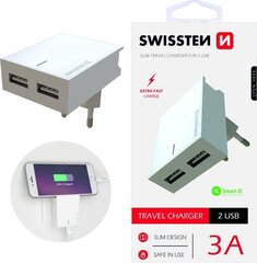 Swissten 22032000 цена и информация | Зарядные устройства для телефонов | kaup24.ee