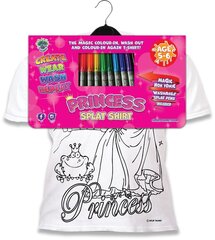 Spalvinami marškinėliai su flomasteriais SPLAT Princesės, 9-11 m. 2780015670204 hind ja info | Tüdrukute särgid | kaup24.ee