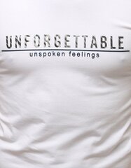 Мужская белая футболка "Unforget" цена и информация | Мужские футболки | kaup24.ee