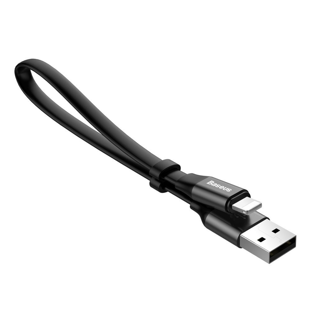 Baseus Nimble, USB / Lightning, 0,23 m hind ja info | Mobiiltelefonide kaablid | kaup24.ee