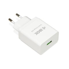 iBox QC-1 Белый В помещении цена и информация | Зарядные устройства для телефонов | kaup24.ee