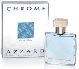 Tualettvesi Azzaro Chrome EDT meestele 30 ml hind ja info | Meeste parfüümid | kaup24.ee