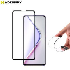 Wozinsky Flexi Защитное стекло 9H экстра защита на экран телефона для Xiaomi Poco F2 Pro / Redmi K30 Pro Для всего экрана Черное цена и информация | Защитные пленки для телефонов | kaup24.ee