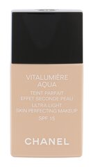 Крем-пудра с SPF15 Chanel Vitalumière Aqua 30 ml цена и информация | Пудры, базы под макияж | kaup24.ee