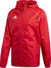 Meeste sportlik jope Adidas Core 18 Rain M CV3695 (45216), punane цена и информация | Мужская спортивная одежда | kaup24.ee