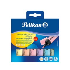 Tekstimarkerite komplekt Pelikan 490, 6 tk hind ja info | Kirjatarbed | kaup24.ee