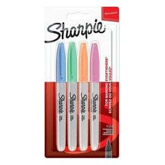 Markerite komplekt Sharpie 4 tk pastelsed värvid цена и информация | Принадлежности для рисования, лепки | kaup24.ee