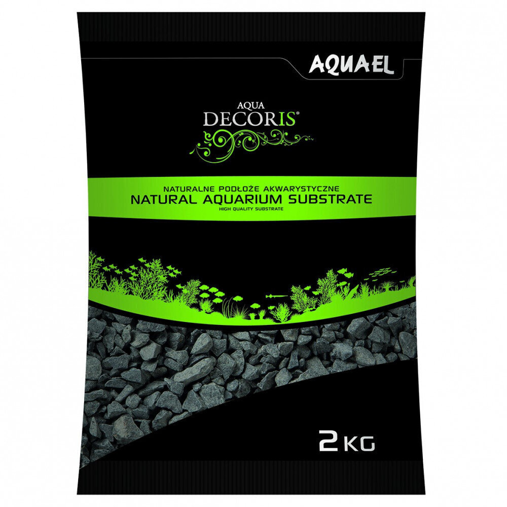 Aquael basalt kruus 2-4 mm, 2 kg hind ja info | Akvaariumi taimed ja dekoratsioonid | kaup24.ee