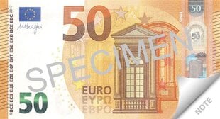 Блокнот 50 евро, 70 листов цена и информация | Тетради и бумажные товары | kaup24.ee