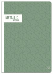 Тетрадь, A5, 52 листа, Metallic цена и информация | Тетради и бумажные товары | kaup24.ee