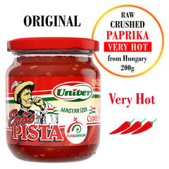 Jämedalt jahvatatud paprika Erős Pista Very Hot (väga kuum), Univer, 200g hind ja info | Kastmed | kaup24.ee