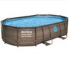 Karkassiga bassein Bestway Power Steel Swim Vista Oval 488x305x107 cm, koos filtriga hind ja info | Basseinid | kaup24.ee